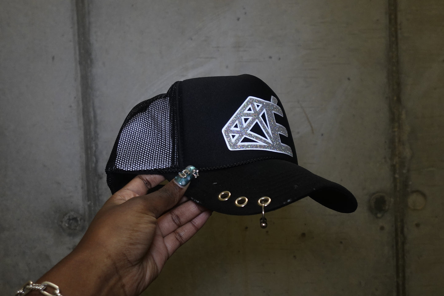 Reflective Logo Trucker Hat