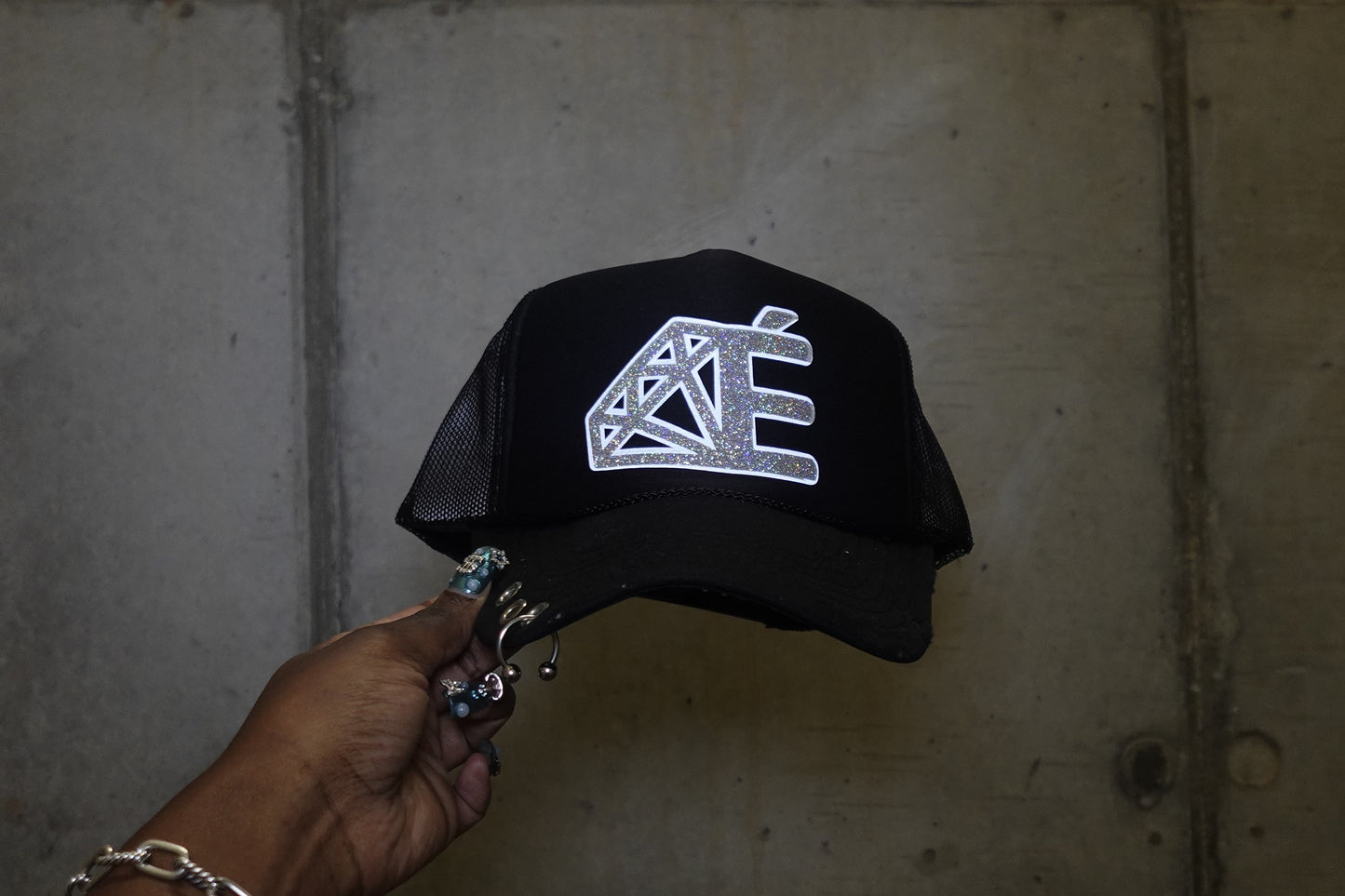 Reflective Logo Trucker Hat