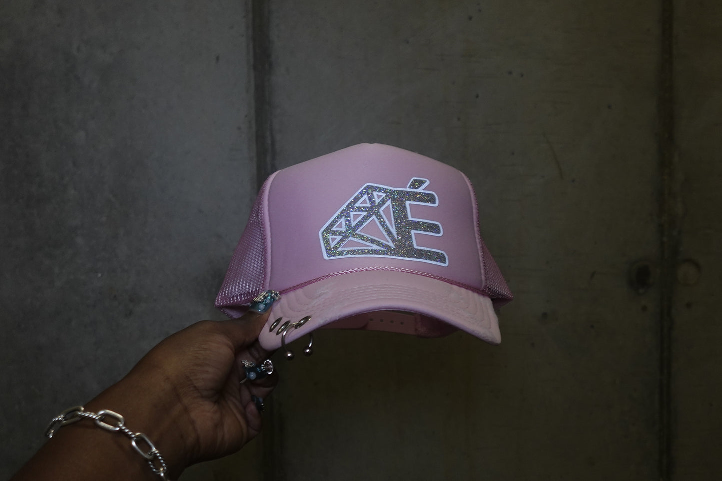 Reflective Logo Trucker Hat